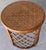 Mid 20th-Century Rattan & Bamboo Wood Drum-Style Drinks Table For Sale - Image 12 of 12