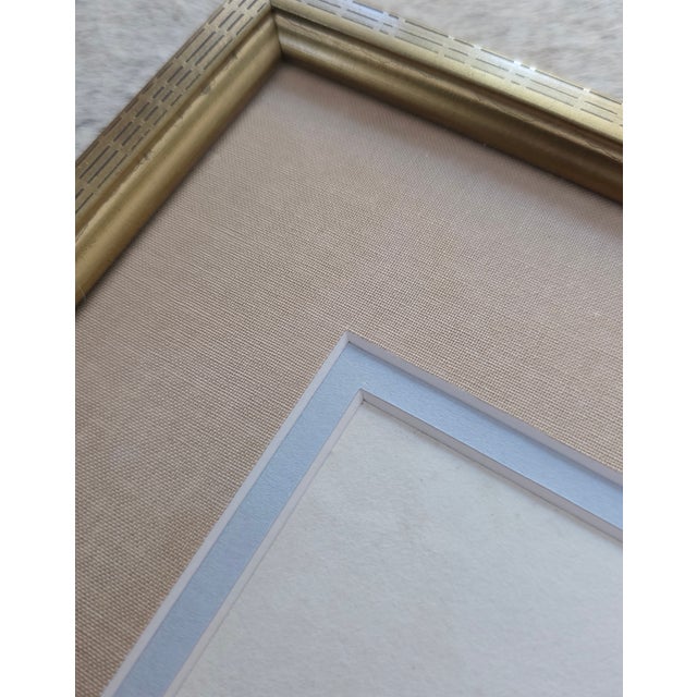 Wood Mid 19th Century Framed Lithograph For Sale - Image 7 of 8