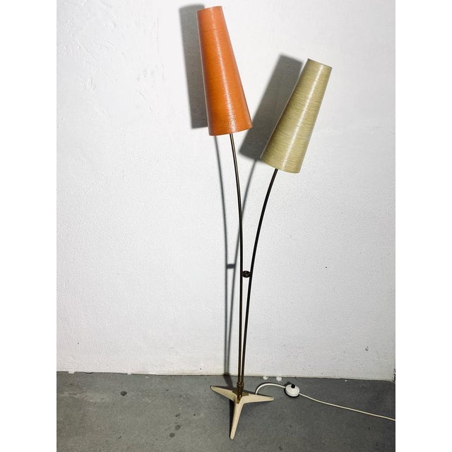 Due to the Catalogue it should be a Cosack floor lamp with Fiberglass shades I have official proof of authenticity such as...