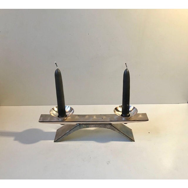 Modernist Candleholder by Kurt Radtke for Wmf, 1960 For Sale - Image 4 of 8