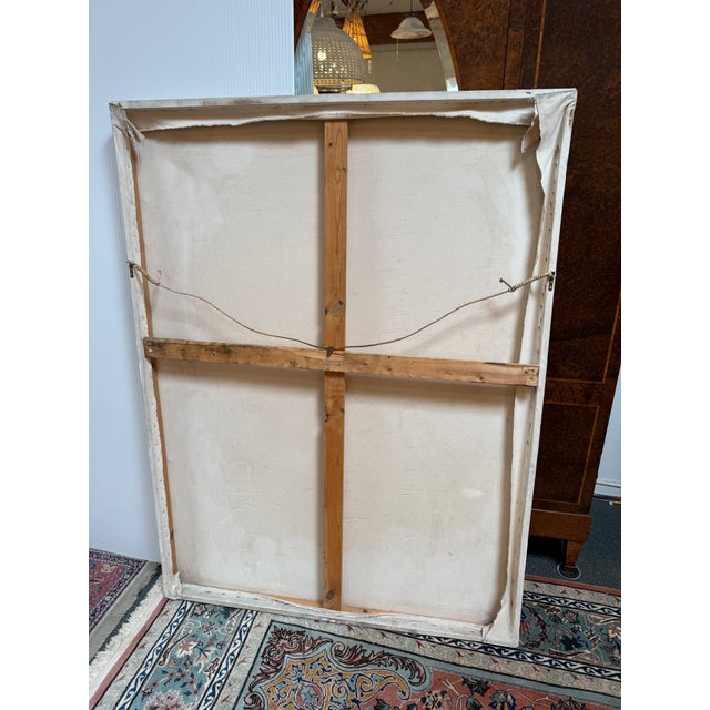 Portrait of a Xoloitzcuintli Oversized Canvas Original Art For Sale - Image 12 of 12