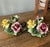 A beautiful Italian rose garden just in time for your spring table. Hand-crafted and hand-painted delicate yellow and red...