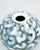 Ceramic Vase with Blue and White Pattern by Peter Weiss, 1990s For Sale - Image 3 of 7