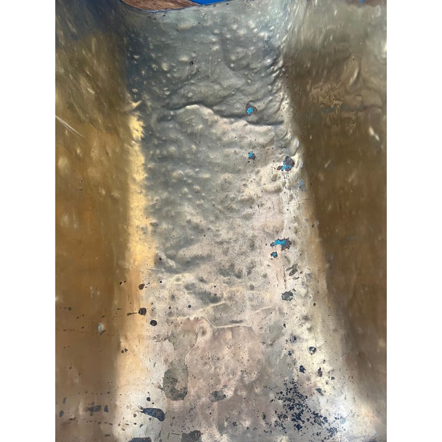 1880’s Embossed Brass Log Holder For Sale - Image 12 of 18