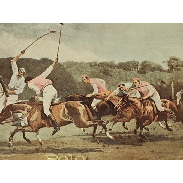 Ralph Lauren Vintage Ralph Lauren Polo Box Polo Players Equestrian Motif For Sale - Image 4 of 6
