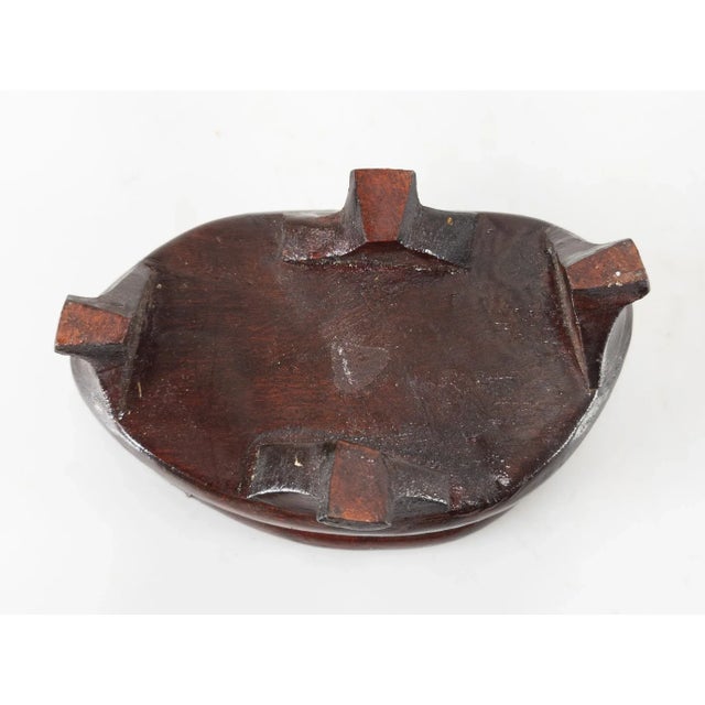 Chinese Carved Malachite Stone Foo Dog With Bats For Sale - Image 10 of 11