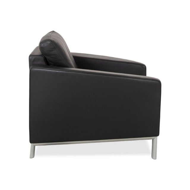 Black Leather 1200 Armchairs from Rolf Benz, Set of 2 For Sale - Image 12 of 16