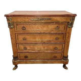 19th Century Northern European Empire Style Four Drawer Commode For Sale