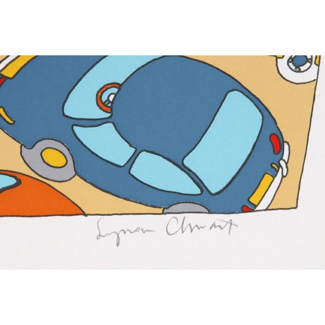 Daytona 500 by Seymour Chwast, American (1931) Date: circa 1979 Screenprint, signed and numbered in pencil Edition of 250,...