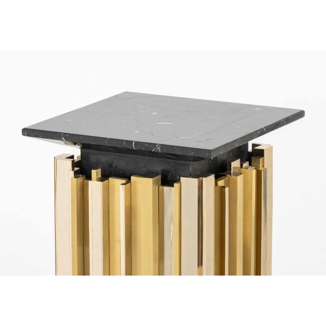 Stone Luxxu "Empire Column Display" Pedestals, Pair For Sale - Image 7 of 7