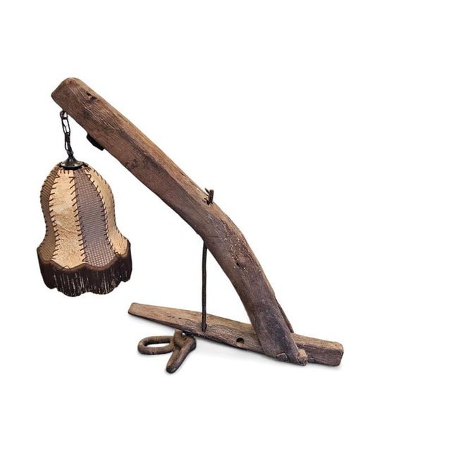 Farmhouse Agricultural Tools Floor Lamp, 1960s For Sale - Image 3 of 14