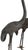 Green A Pair of Vintage Bronze Crane Garden Sculptures For Sale - Image 8 of 12