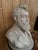 Stone Male Portrait Bust, 19th Century, White Marble For Sale - Image 7 of 8