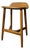 Geiger Attributed Crosshatch Counter Stool by Eoos for MillerKnoll | Solid Walnut Sculptural Wood Bar Stool For Sale