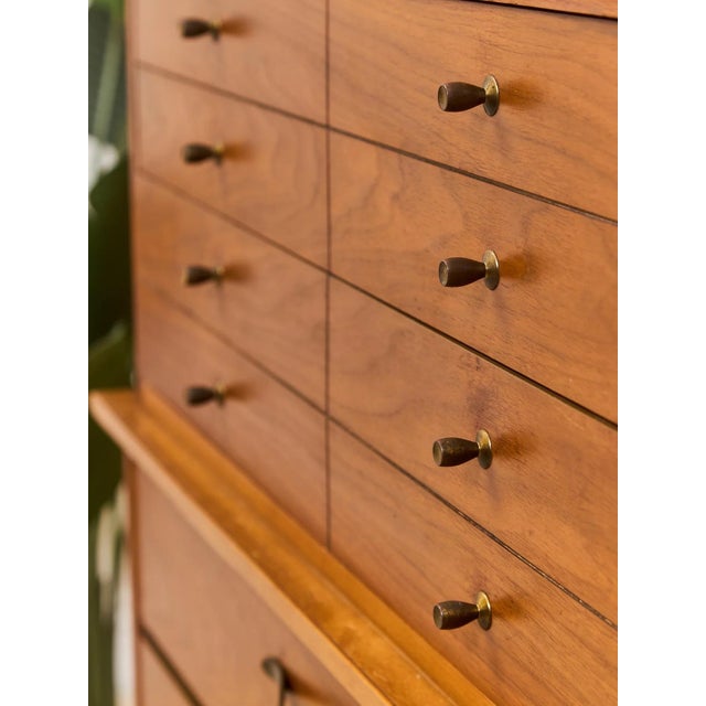 Mid 20th Century Lane Copenhagen Highboy For Sale - Image 12 of 12
