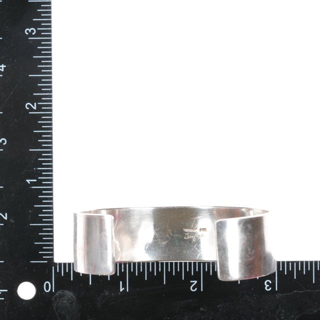 Silver 6.75" Robert Taylor Navajo Sterling/14k Gold Kokopelli Cuff Bracelet For Sale - Image 8 of 10