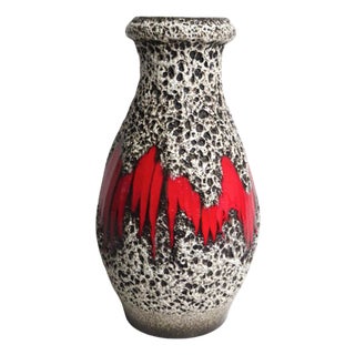 Lora Floor Vase in Fat Lava from Scheurich Keramik, 1960s For Sale