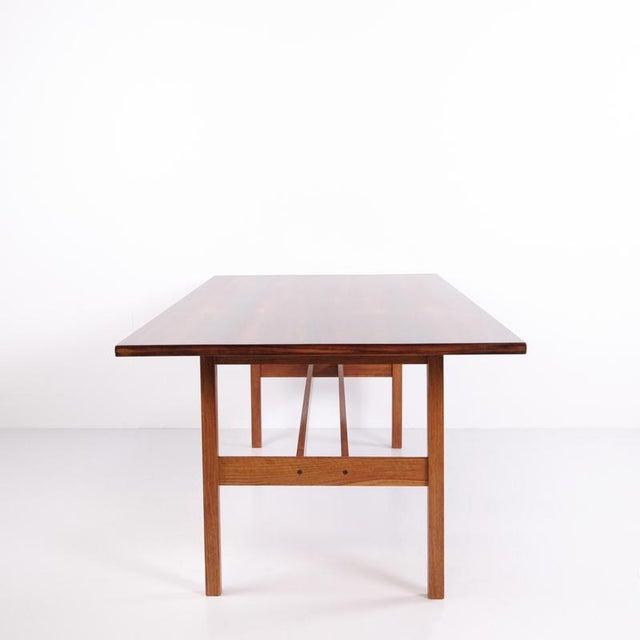 Vintage Danish Rosewood Dining Table, 1960s For Sale - Image 7 of 10