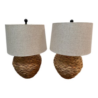 Jonathan Y Alaro Table Lamps, Pair For Sale