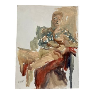 Contemporary Original Female Nude Abstract Expressionist orPainting For Sale