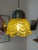 Pendant Lamp Type 1545-02 in Flower Shape and Yellow by Veb Narva For Sale - Image 4 of 11
