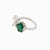 Natural Zambian Emerald 1.80cts & diamond 1.26cts Ring in 18k Gold For Sale - Image 9 of 18