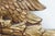 Early 20th Century Antique Federal Giltwood Convex Bullseye Rondel Eagle Wall Mirror 31" For Sale - Image 5 of 15