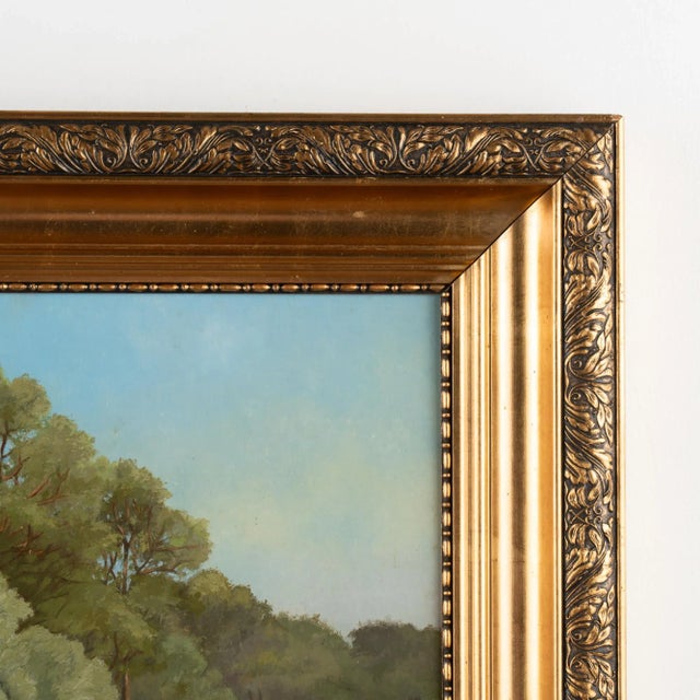 Original Oil on Canvas Painting of Retriever With Duck, Denmark Dated 1899 For Sale - Image 6 of 12