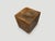 2010s Andrianna Shamaris Sono Wood Cube Side Table For Sale - Image 5 of 6