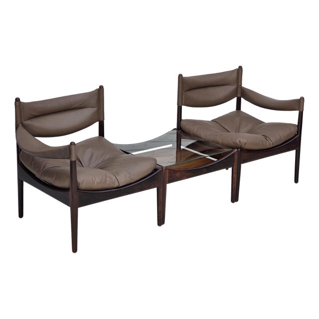 Danish Modus Modular Sofa by Kristian Vedel for Søren Wiladsen, 1974, Set of 3 For Sale
