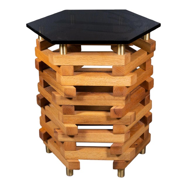 Split Rail Side Table-Like New | Chairish