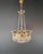 Antique Oval Empire Style Crystal Chandelier Brass Neoclassical Light Restored For Sale - Image 15 of 15