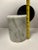 1980s Postmodern Solid White & Black Marble Lidded Canister For Sale In Los Angeles - Image 6 of 7