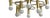 Gold Mid-Century Modern Space Age 10-Light Brass Ceiling Lamp by Honsel Leuchten for Sölken Leuchten, Germany, 1970s For Sale - Image 8 of 18