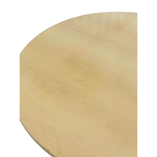 Eames Round Table by Charles & Ray Eames for Herman Miller – Mid-Century Modern Bistro Table With Contract Base For Sale - Image 9 of 12