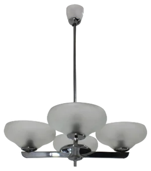 Mid-Century Chrome Chandelier, 1960s