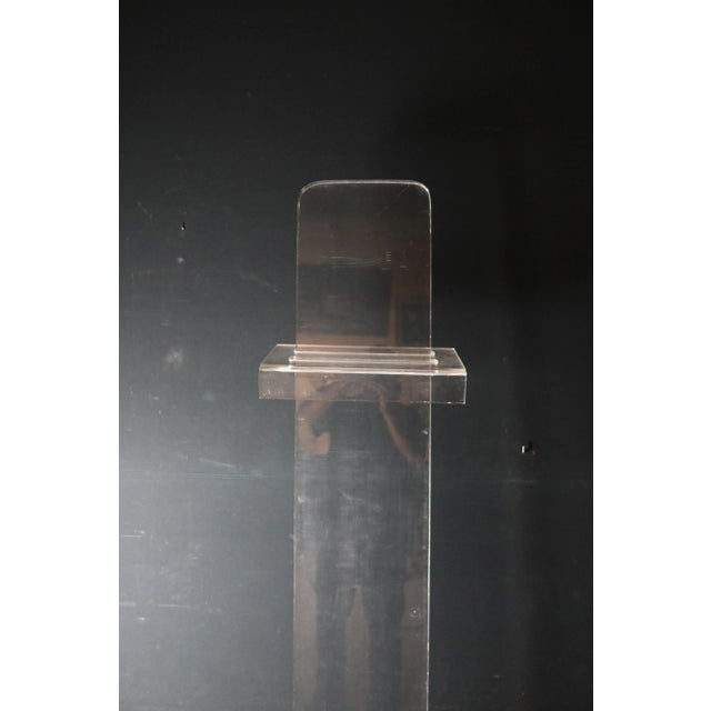 Acrylic Glass Easel, 1980 For Sale - Image 6 of 11