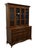 Traditional Ethan Allen Georgian Court Solid Cherry Traditional Style 58" Buffet W. Lighted Display China Cabinet 11-6047 / 11-6098 For Sale - Image 3 of 15