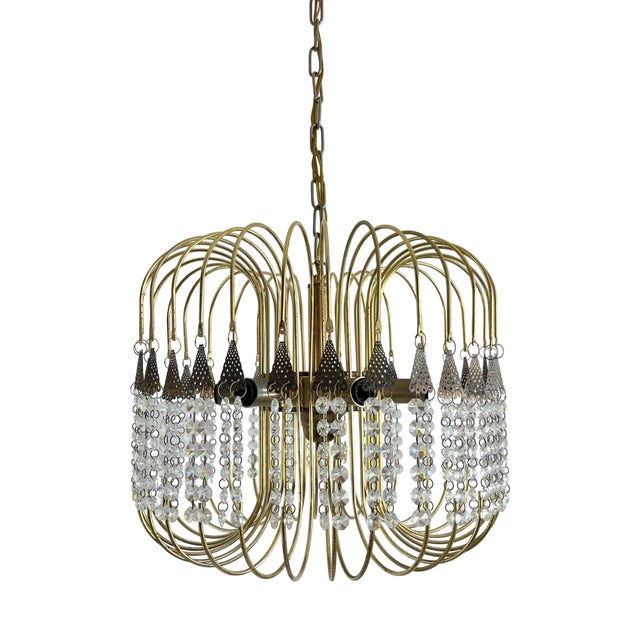 Vintage Murano Glass Hanging Light, 1970s For Sale