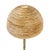Floor Lamp in Polished Brass and Bamboo Diffuser, 1980s For Sale - Image 3 of 6