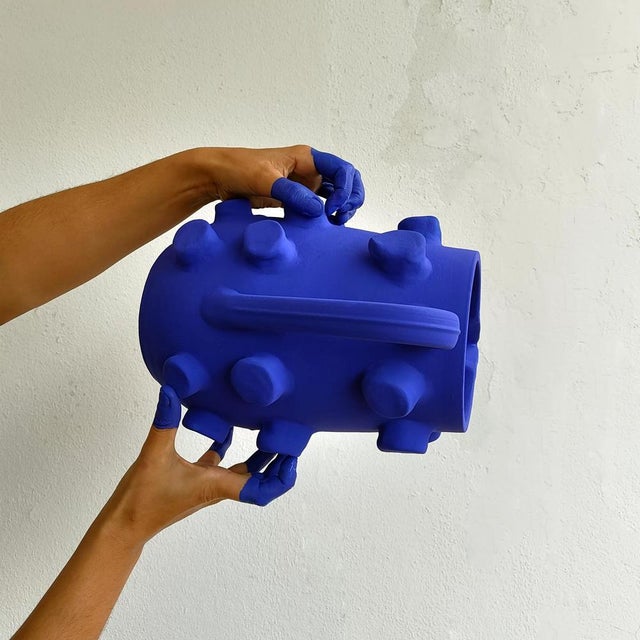 Contemporary Popcorn Jug Sculpture in Ceramic by Liliana Silva For Sale - Image 3 of 7