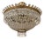 Vintage Empire Bohemian Crystal Hot Air Balloon Ceiling Light, 1940s For Sale