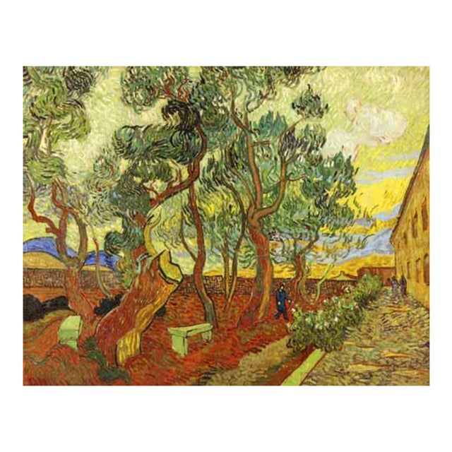 Van Gogh the Garden of the Asylum in Saint Remy LTD Edition Giclee For Sale