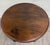 American Antique American Empire Carved Mahogany Lion Paw Feet Pedestal Center Table For Sale - Image 3 of 11