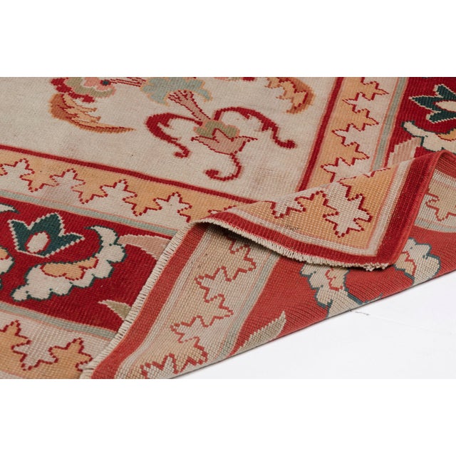 1960s 1960s Oversize Handknotted Wool Carpet For Sale - Image 5 of 10