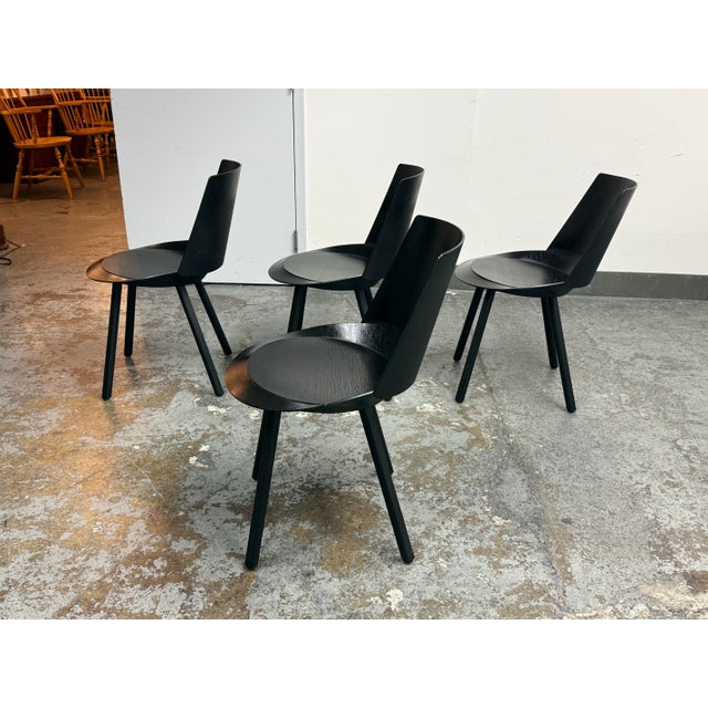 Stefan Diez for E15 Ch04 Houdini Side Chairs, Set of Four For Sale - Image 4 of 12
