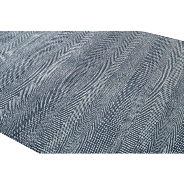 20th Century Vintage Savannah Style Wool Rug For Sale - Image 9 of 12