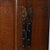 Beautiful H and butterfly hinges. Smaller than the average corner cupboard and great to accommodate tighter living...