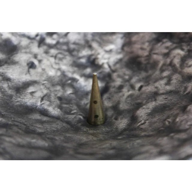 Metal Vintage Brutalist Candleholder, 1950s For Sale - Image 7 of 11