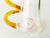 Glass Orange and Clear Murano Glass Bottle with Silver Cork from Cleto Munari, 1990s For Sale - Image 7 of 9